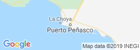 Puerto Penasco map